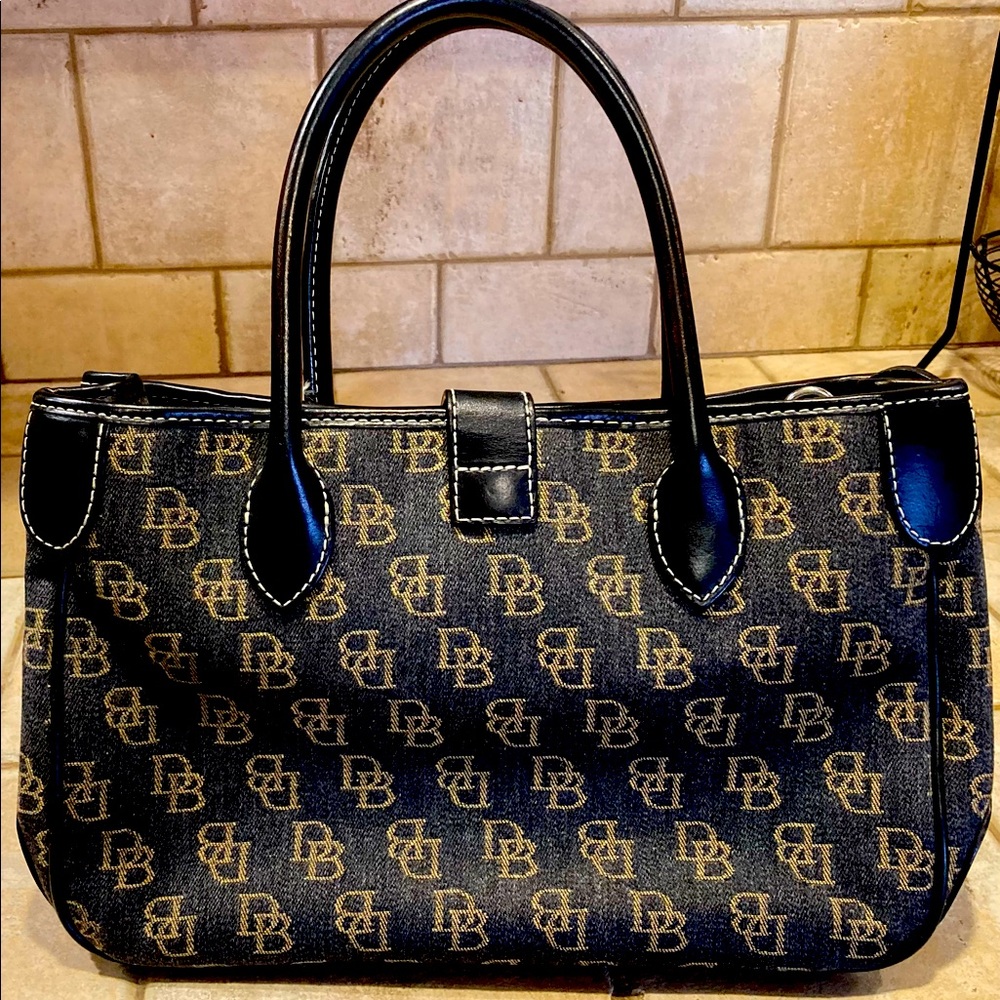 DOONEY & BOURKE Vintage logo jacquard small tote purse bag
